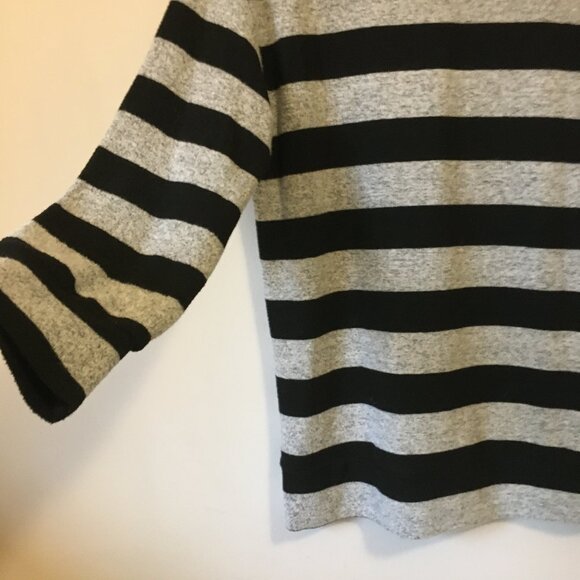 Punky Grey Black Tire Chevron Stripe Sweater - Picture 9 of 16